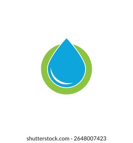 Diseño de ilustración de icono de Vector de Plantilla de logotipo de gota de agua 
