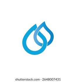 Water Drop Logo template vector icon illustration design 
