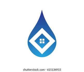 water drop Logo Template vector illustration design