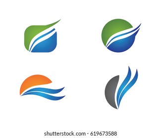 water drop Logo Template vector illustration design