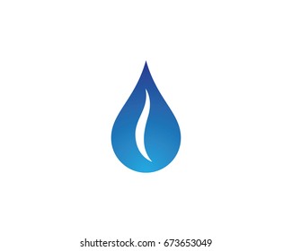 water drop Logo Template vector illustration design