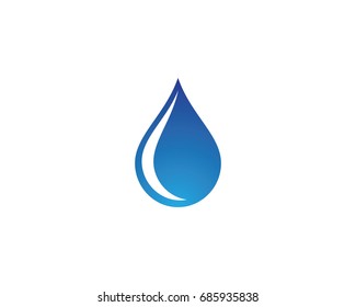 Water drop Logo Template vector illustration design