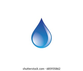 Water drop Logo Template vector illustration design