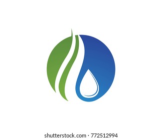 water drop Logo Template vector