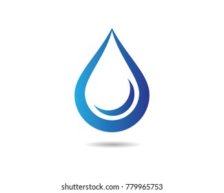 Water drop Logo Template vector illustration design