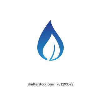 water drop Logo Template vector illustration design