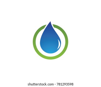water drop Logo Template vector illustration design