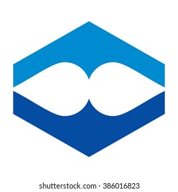 water drop logo vector. abstract icon. 