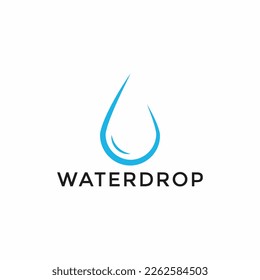 Water Drop Logo Vector Design Template