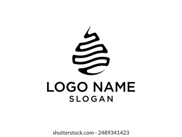 water drop logo vector design