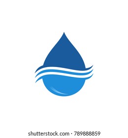 Water Drop Logo Vector Design