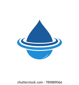 Water Drop Logo Vector Design