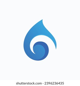  Water drop logo vector icon