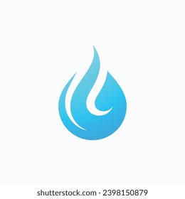  Water drop logo vector icon
