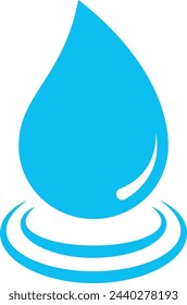 Water Drop Logo vector icon