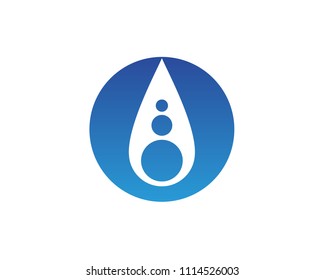 Water drop logo vector icons