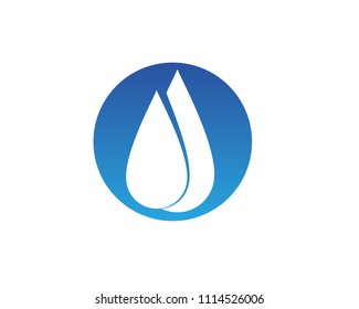 Water drop logo vector icons