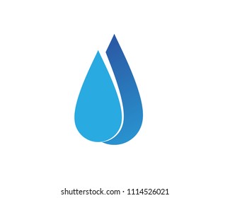 Water drop logo vector icons