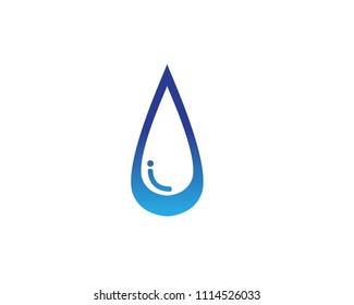 Water drop logo vector icons