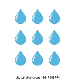 water drop logo vector illustration