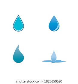 diseño de ilustraciones vectoriales de caída de agua