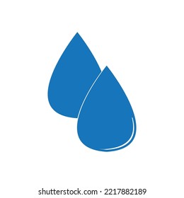 water drop logo vector illustration design