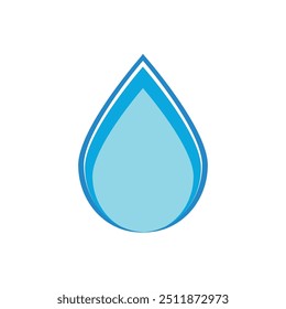 Water Drop Logo Vector Template Icon