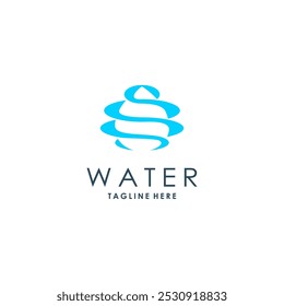 water drop logo vector. logo template