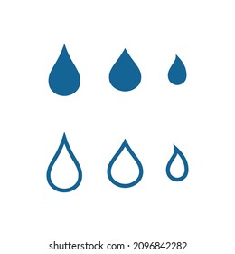 Water drop Logo wave  Template vector illustration design business logo