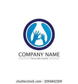 Water drop Logo wave  Template vector illustration design business logo