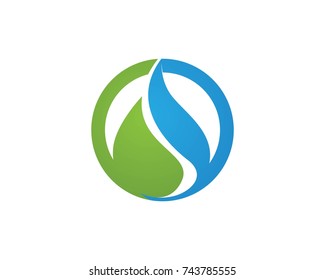 Water drop logos