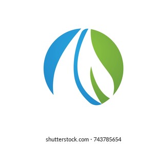 Water drop logos