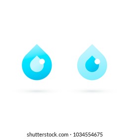 Water drop. Modern icon design logo element. Best for identity and logotypes
