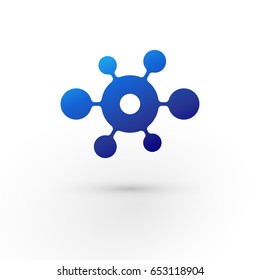 Water drop. Modern icon design logo element. Best for identity and logotypes.