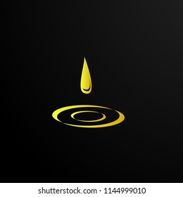 water drop nature technology vector logo, symbol, sign, or mark for environment company
