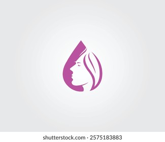 Water Drop, Oil, Beauty logo design abstract modern premium vector template.