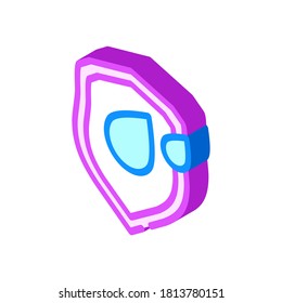 water drop on shield isometric icon vector. water drop on shield sign. isolated symbol illustration