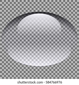 water drop on a transparent background vector illustration