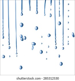 Water Drop on White