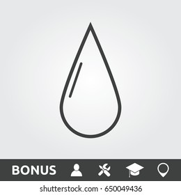 Water drop Outline