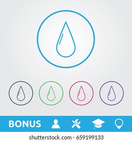 Water drop Outline Icon
