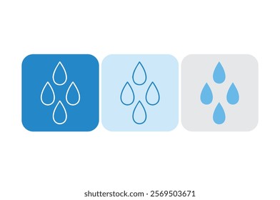 Water drop outline icon. linear style sign for mobile concept and web design. Drop of water simple line vector icon. Symbol, logo illustration. Pixel perfect vector graphics