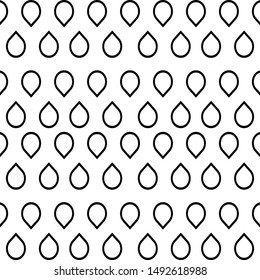 Water drop outline seamless pattern background texture wall wallpaper