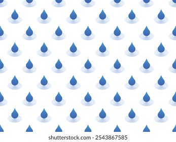 Water drop pattern in Gradient color style vector