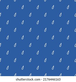 Water drop pattern. Vector pattern with rain drops. Spring abstract background.