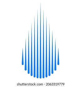 Water drop pattern of vertical dripping stripes droplets stock illustration