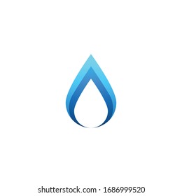 water drop, plumbing logo Ideas. Inspiration logo design. Template Vector Illustration. Isolated On White Background