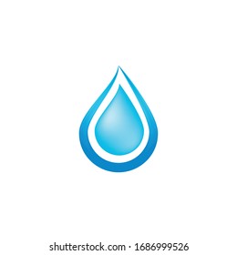 water drop, plumbing logo Ideas. Inspiration logo design. Template Vector Illustration. Isolated On White Background