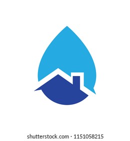 Water Drop Proof Waterproof House Solution Symbol