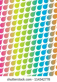 Water Drop Rainbow Background.